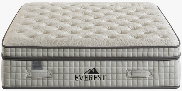Side view of The Everest Mattress showing reinforced edge support