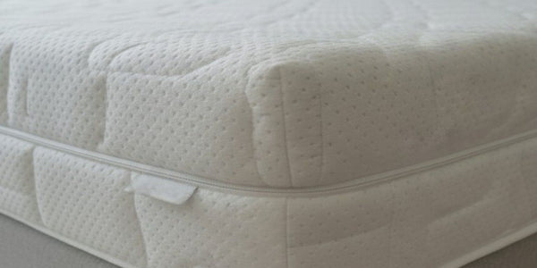 close up corner image of a firm mattress