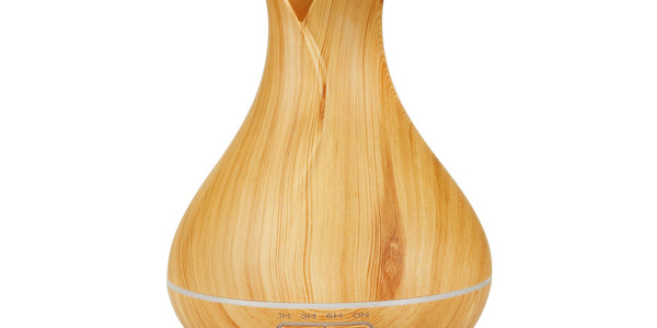 Aromatherapy Diffuser for Sleep – Ultrasonic Cool Mist, LED Light & Timer