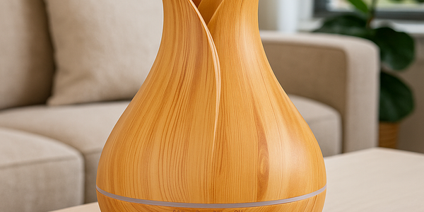 Aromatherapy Diffuser for Sleep – Ultrasonic Cool Mist, LED Light & Timer